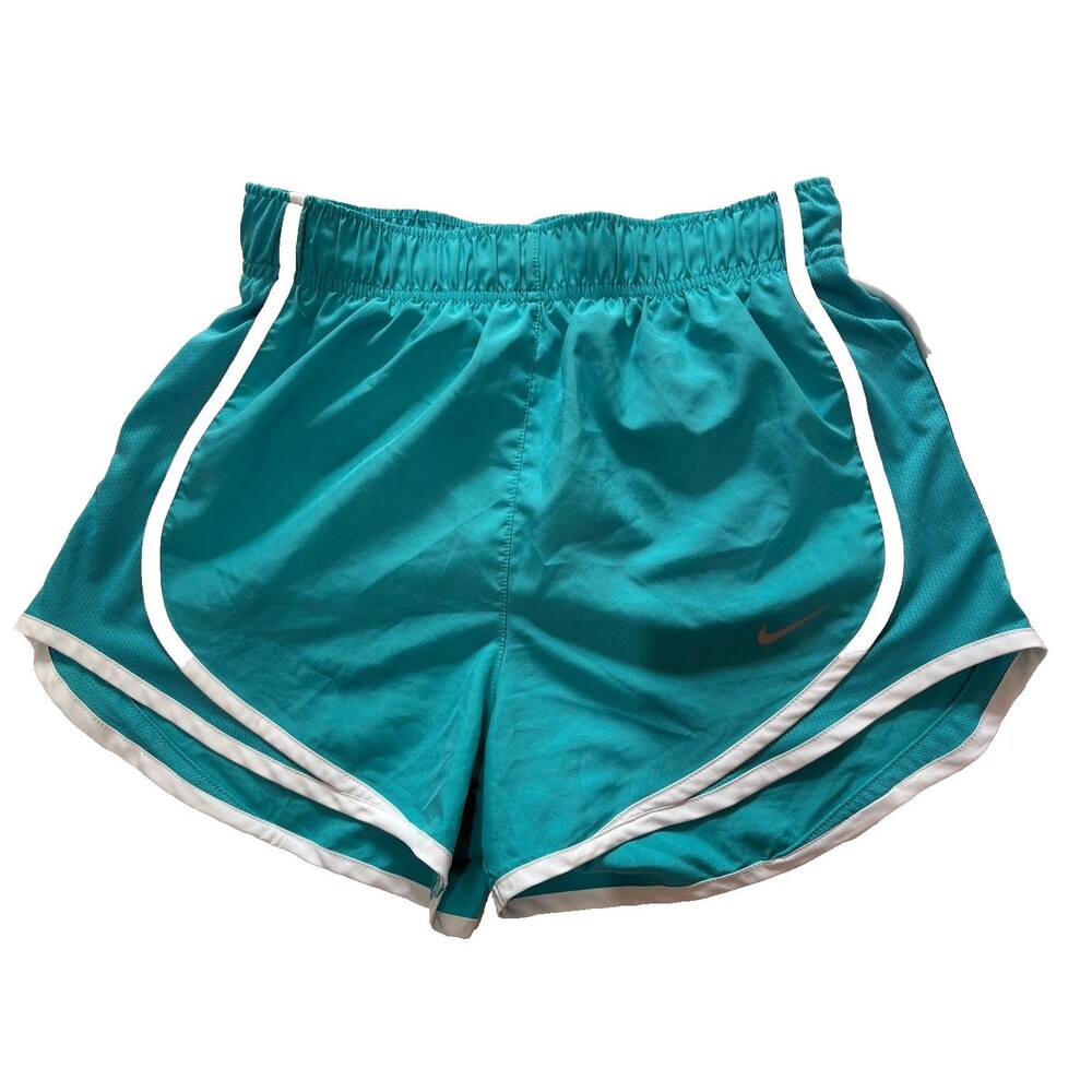 Nike Tempo Dri-FIT Running Shorts Womens XS Turquoise Blue Athletic Lined
